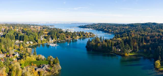 Panoramic View Bainbridge Island